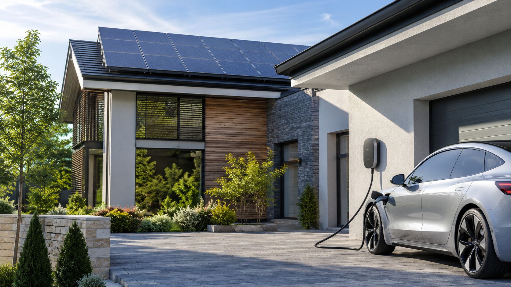 EV Wallbox от солнца: как не выбить ввод и зарядить авто днём